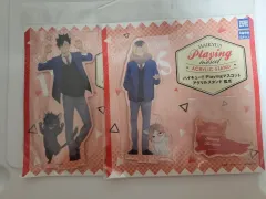 ハイキュー 黒尾/研磨 麻リール マスコット アクリルスタンド セット