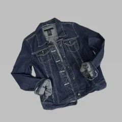 Calvin Klein レディース インディゴデニム デニムジャケット