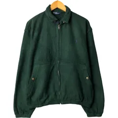 古着 90年代 ラルフローレン Ralph Lauren POLO by Ralph Lauren スイングトップタイプ フリースジャケット USA製 メンズM相当/eaa572587