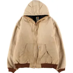 古着 ビッグサイズ カーハート Carhartt アクティブジャケット ダックフルジップパーカー メンズXXXL相当/eaa584929