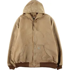 古着 ビッグサイズ カーハート Carhartt アクティブジャケット ダックフルジップパーカー メンズXXXXL相当/eaa584932