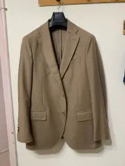 LARDINI キャメル ウール ブレーザー 50