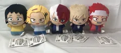 △M360-333　僕のヒーローアカデミア　ちびぐるみ　Vol.8　コンプリート　セット　轟　上鳴　爆豪　切島　瀬呂