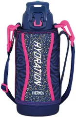新品 サーモス 真空断熱スポーツボトル 【ワンタッチオープンタイプ】 800ml ネイビーピンク FFZ-801F NV-P
