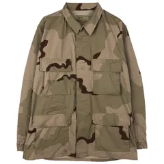 古着 00年代 米軍実品 迷彩柄 3C デザートカモ リップストップ B.D.U ミリタリージャケット USA製 MEDIUM-REGULAR メンズM相当/eaa609200