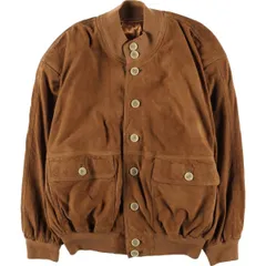 古着 バルスタージャケット スエードレザーブルゾン メンズXL相当/eaa605371