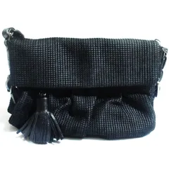 良品 Salvatore Ferragamo サルヴァトーレフェラガモ ワンショルダーバッグ ハンドバッグ ブラック レディース 古着 中古 USED