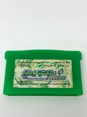 ＧＢＡ　ポケットモンスター リーフグリーン ソフトのみ 初期動作確認ＯＫ