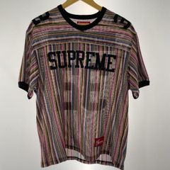 着用1回】Supreme Open Knit FootballTop 《XL》 - メルカリ
