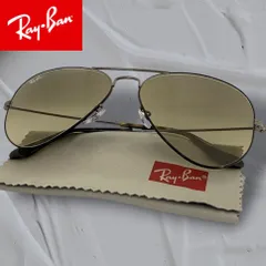 Ray Ban レイバン イタリア製 RB3025 AVIATOR LARGE METAL アビエーター ラージ メタル パイロット ダブルブリッジ サングラス 眼鏡 メガネ 定価3.1万 9270/0A 58□14 135▲066▼60116m04