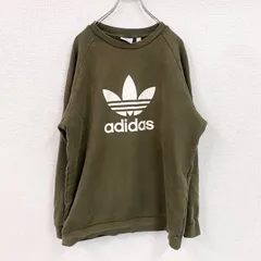 古着 used　adidas　アディダス　スウェット/トレーナー　カーキ　4XOサイズ