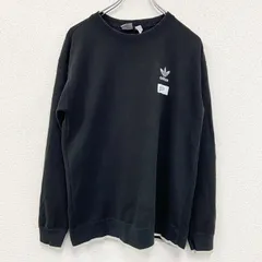 古着 used　adidas　アディダス　スウェット/トレーナー　黒　ブラック　Sサイズ