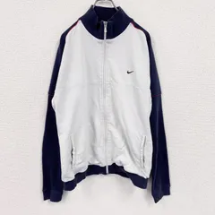 古着 used　00s　NIKE　ナイキ　フルジップスウェットジャケット　トラックジャケット/ジャージ　白　ホワイト　Lサイズ