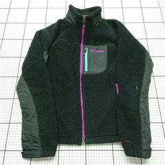 ◇ ⊇ コロンビア Columbia フリースジャケット ブラック系 Mサイズ レディース E  【1512220057874】