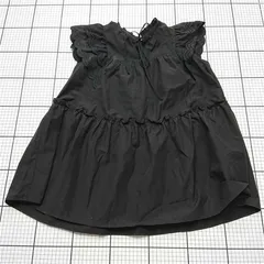 ◇ ⊂ ジル バイ ジルスチュアート 125-5210032 フリルスリーブワンピース ブラック系 レディース E  【1512220057409】