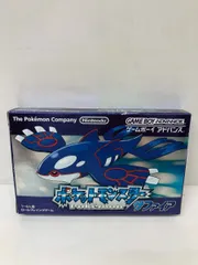 ＧＢＡ　ポケットモンスター サファイア 電池切れ→時計設定不可 箱･取説あり 初期動作確認ＯＫ