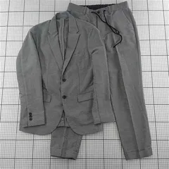 ◇ Θ エディフィス EDIFICE セットアップスーツ グレー系 Mサイズ メンズ E  【1512220058383】