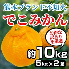 ✨毎年大好評!!✨熊本ブランド 不知火でこみかん🍊（訳あり）約10kg  輸送中劣化保障込み：🍊 みかんの王様 本場熊本産だから甘い💛！