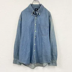 古着 used　90s～　OLD GAP　オールドギャップ　ボタンダウンデニムシャツ　ヴィンテージ　インディゴ　Mサイズ
