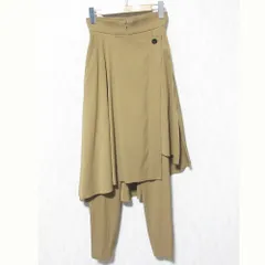 未使用 08sircus 08サーカス レイヤードパンツ S19SL-PT08-TKS サイズ1 ブラウン レディース 古着 中古 USED