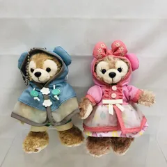 【中古】使用感あり)ダッフィー＆シェリーメイ ビューティフルレイニーデイズ ぬいぐるみバッジ[22]