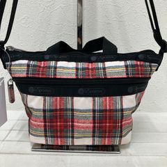 レスポートサック LARGE 2 WAY TOTE レッドタータン ブラック - メルカリ