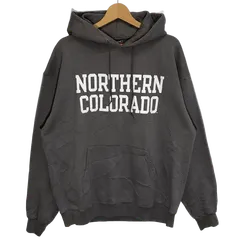 Champion チャンピオン カレッジロゴプリント ノーザンコロラド大学 パーカー フーディー プルオーバー フロントプリント Honduras製 XLサイズ グレー