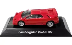 【中古】ミニカー 1/64 Lamborghini Diablo SV LIGHT OPEN Ver.(レッド)  「スーパーカー・コレクション・ザ・1st ランボルギーニ」