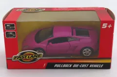 【中古】ミニカー 1/43 LAMBORGHINI GALLARDO LP 560-4(パープル) 「FAST LANE」 プルバックカー [67000-FL]