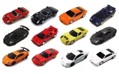 【中古】ミニカー 全12種セット 1/72 「Lamborghini Collection」 2012年 UCC THE DEEP BLACK無糖キャンペーン品