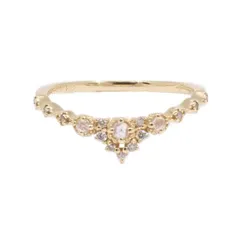 agete アガット リング 指輪 K18YG/ダイヤモンド0.08ct 7号【いおき質店】