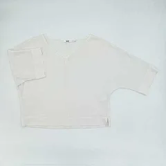 UNIQLO　ユニクロ　ドレープブラウス　オフホワイト　Sサイズ　〇□・〇◇