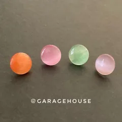 ピンズ [ ラウンド パステル 4色セット ] ピンバッジ ブローチ ラペルピン