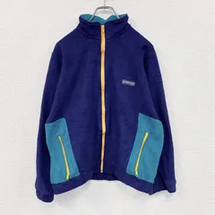 古着 used　～90s　LAND’S END　ランズエンド　フルジップフリースジャケット/ボアジャケット　青　ブルー　Sサイズ