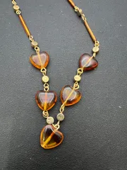 昭和レトロハートネックレス