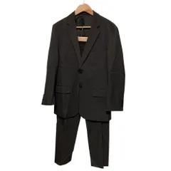 美品 UNITED ARROWS ユナイテッドアローズ ウールライクサージ イージーパンツ テーラードジャケット セットアップ スーツ M ブラウン メンズ 古着 中古 USED