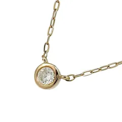 4℃ ヨンドシー 1Pダイヤ ネックレス K18PG 750 ピンクゴールド ダイヤモンド 36cm アジャスター付 首飾り アクセサリー レディース 送料無料 241100099854 ★