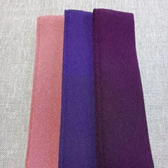 重ね衿  セット売り　紫系3枚　ポリエステルちりめん