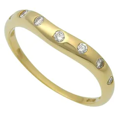 BVLGARI ブルガリ コロナ ダイヤ リング K18YG 750 イエローゴールド ダイヤモンド 12号 指輪 アクセサリー レディース 送料無料 241100100019 ★