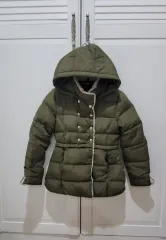 ハントキッズ 女の子用 ダウン ダウンジャケット(120)