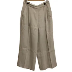 良品 MARNI マルニ ワイドパンツ サイズ42 ベージュ レディース 古着 中古 USED