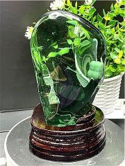 ◇超強いパワーヒマラヤ産(藍針入り)天然水晶クラスターB88B6/136B31C