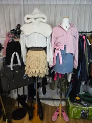 レースミニスカート ベージュ