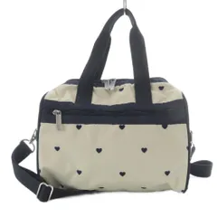 レスポートサック LesportSAC スイスハート トートバッグ ショルダーバッグ 2way ナイロン ホワイト /YO29