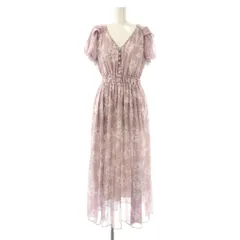 ジルバイジルスチュアート JILL by JILLSTUART サラサフラワープリントワンピース ロング FR ラベンダー /DF ■OS