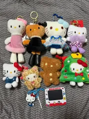 ハローキティ ぬいぐるみ まとめ 8個 + ハローキティ 絵版 (サービス)