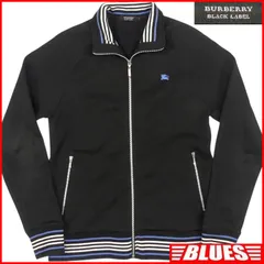BURBERRY BLACK LABEL 廃盤 バーバリーブラックレーベル M ジャケット 2 ブルゾン 黒 刺繍 ジャージ ジャケット_ブルゾン_サイズM一覧←SEULB屋着古← TY4276