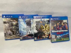 【ゲーム】PS4 ソフト4本まとめ売り / モンスターハンター：ワールド / Star Wars バトルフロント / ドラゴンボール ゼノバース 2 / Winning Eleven 2017 ウイニングイレブン2017　ゲームソフト 動作未確認