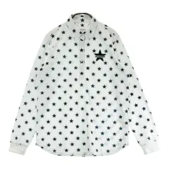 サイズ：2 JACK BUNNY ジャックバニー  長袖ポロシャツ 星 ホワイト系 [240101608847] ゴルフウェア レディース ストスト