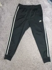 ナイキ ズボン サイドライン トラック ジョガー パンツ ブラック L